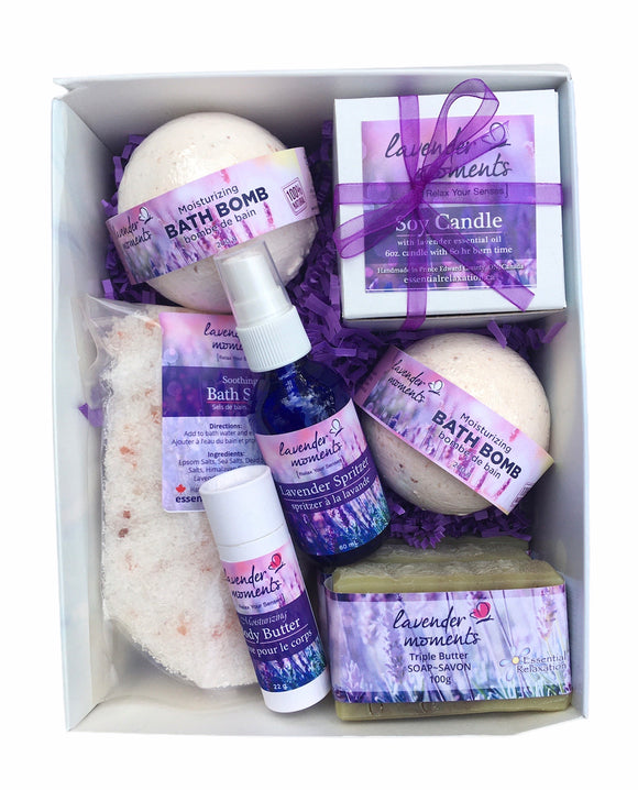 Lavender Moments Bathtime Kit - Essential Relaxation