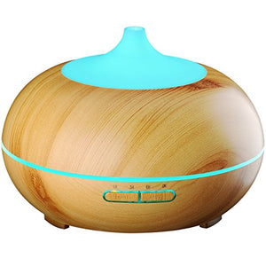 Aromatherapy Woodgrain High Capacity Diffuser - Essential Relaxation