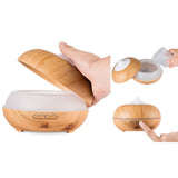 Aromatherapy Woodgrain High Capacity Diffuser - Essential Relaxation