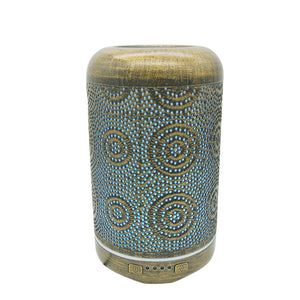 Aromatherapy Metal Circles Diffuser - Essential Relaxation