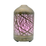 Aromatherapy Metal 7 LED Colour Diffuser - Essential Relaxation