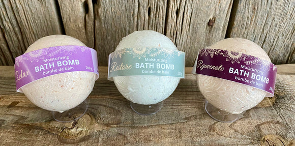Bath Bombs - 3 Blends - Relax, Restore & Rejuvenate - Essential Relaxation