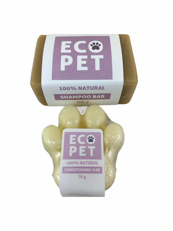 Eco Pet Shampoo Bar & Coat Conditioning Bar Combo - Essential Relaxation
