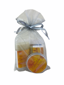 Calming Calendula Skincare Organza Kit - Essential Relaxation