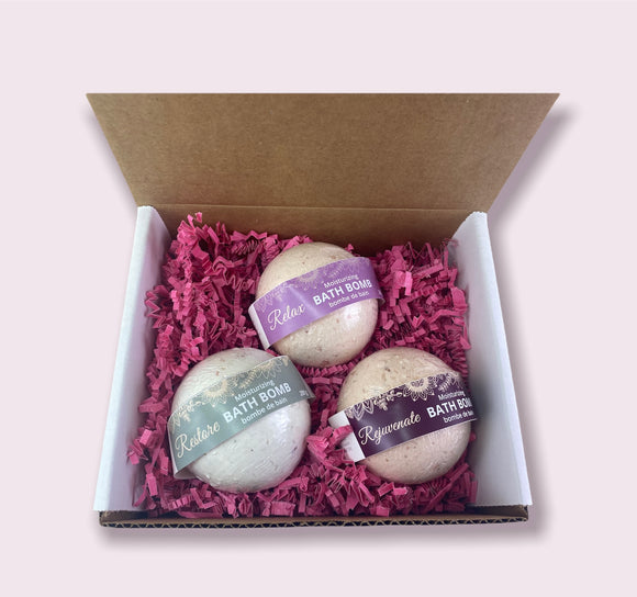 Bath Bomb Bliss Boxed Kit - Essential Relaxation