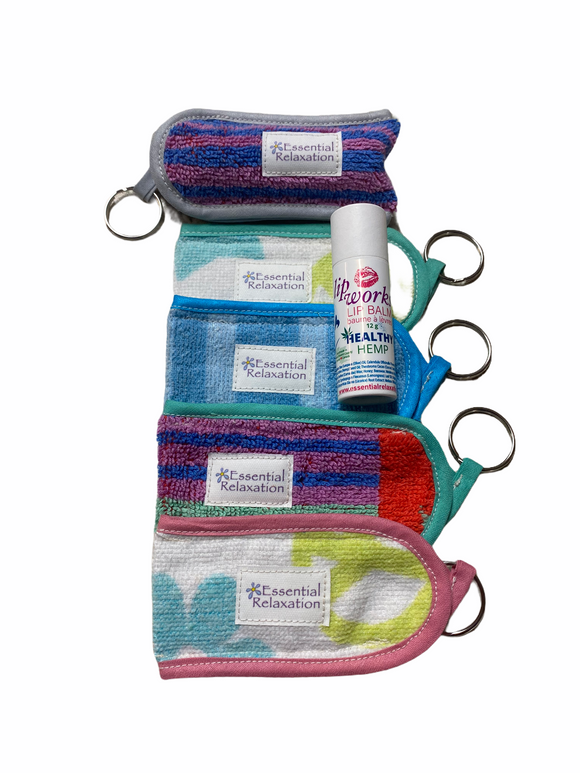 Lip Works Lip Balm Key Chain Holder - Essential Relaxation