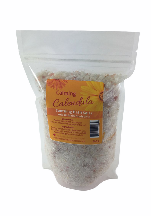 Calming Calendula Bath Salts - Essential Relaxation