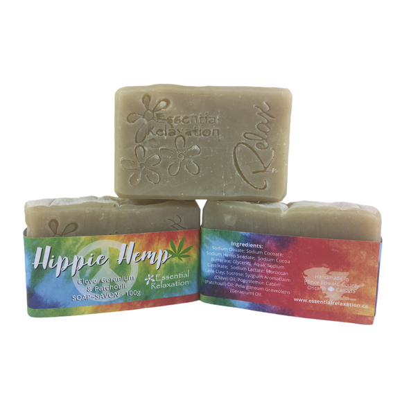 Hippie Hemp Bar Soap - Essential Relaxation
