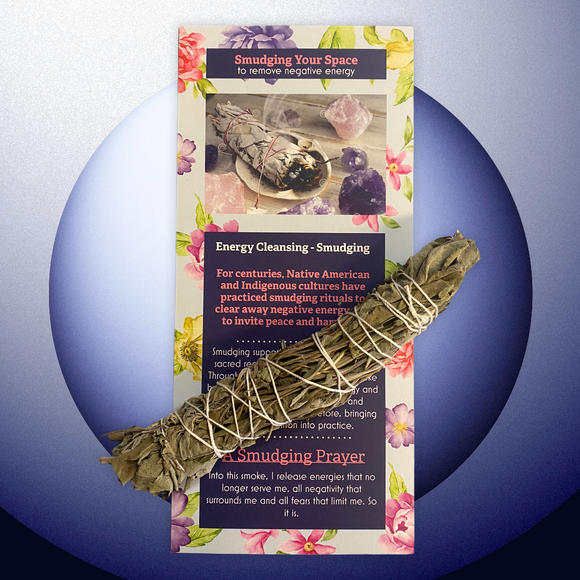 Smudging Stick - white sage - Essential Relaxation