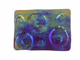 Glass Soap Tray 'bigger bubbles' with Earth-Friendly Soap 'hempermint' Gift Set - Essential Relaxation